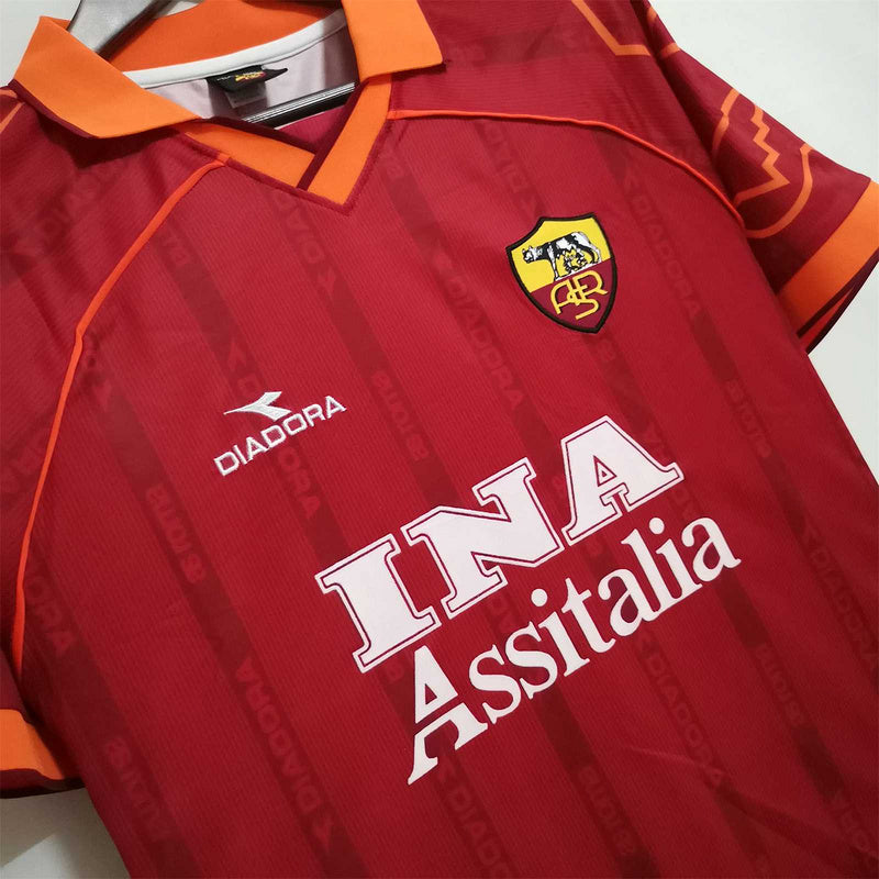 Roma 1999-2000 Retro Home Shirt // High Quality Classic Replica Retro Shirt // Free Worldwide Shipping!