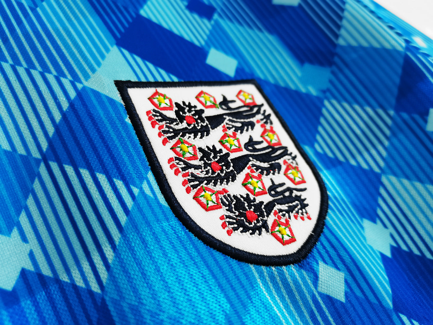 England 1990 Retro Blue Shirt // High Quality Classic Replica Retro Shirt // Free Worldwide Shipping!
