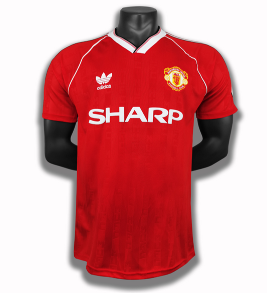Manchester United 1988-1990 Retro Home Shirt // High Quality Classic Replica Retro Shirt // Free Worldwide Shipping!