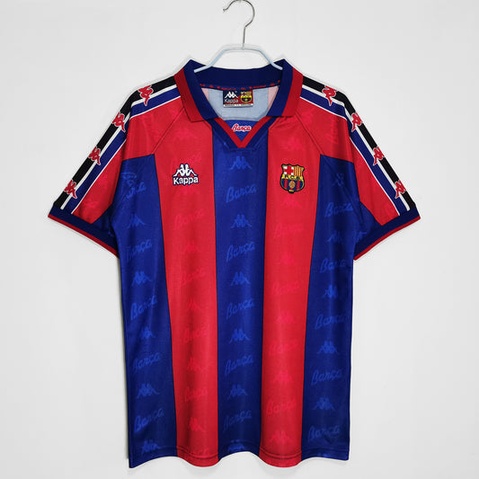 Barcelona 1995-1997 Home Retro Shirt // High Quality Classic Replica Retro Shirt // Free Worldwide Shipping!
