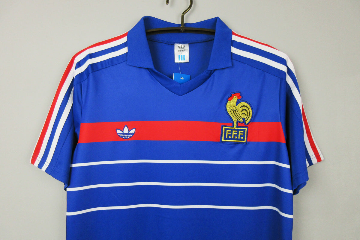 France 1984 Retro Home Shirt // High Quality Classic Replica Retro Shirt // Free Worldwide Shipping!