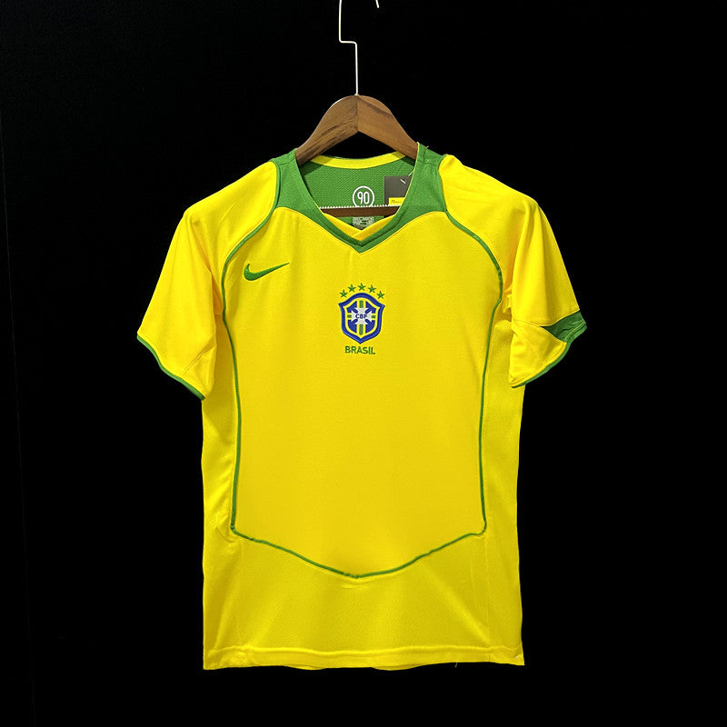 Brazil 2004 Retro Home Shirt // High Quality Classic Replica Retro Shirt // Free Worldwide Shipping!