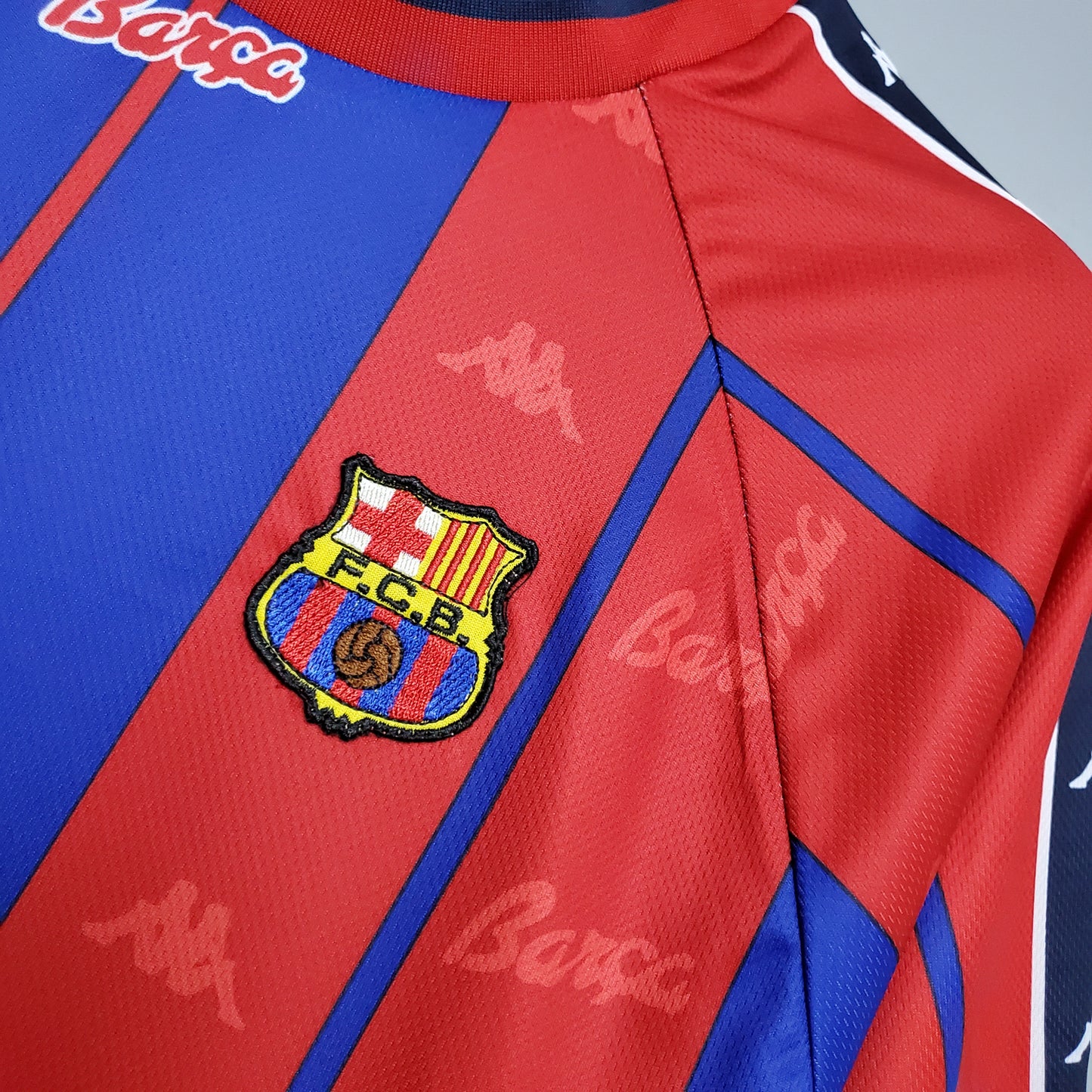 Barcelona 1997-1998 Retro Home Shirt // High Quality Classic Replica Retro Shirt // Free Worldwide Shipping!