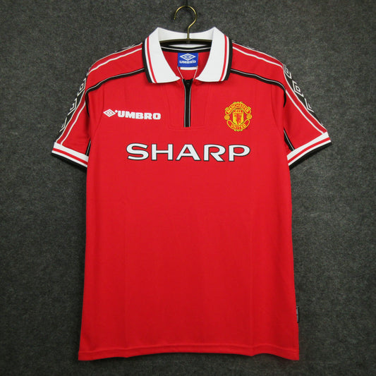Manchester United 1998-1999 Retro Home Shirt // High Quality Classic Replica Retro Shirt // Free Worldwide Shipping!