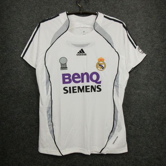 Real Madrid 2006-2007 Home Retro Shirt // High Quality Classic Replica Retro Shirt // Free Worldwide Shipping!