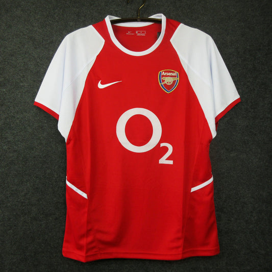 Arsenal 2002 Retro Home Shirt // High Quality Classic Replica Retro Shirt // Free Worldwide Shipping!