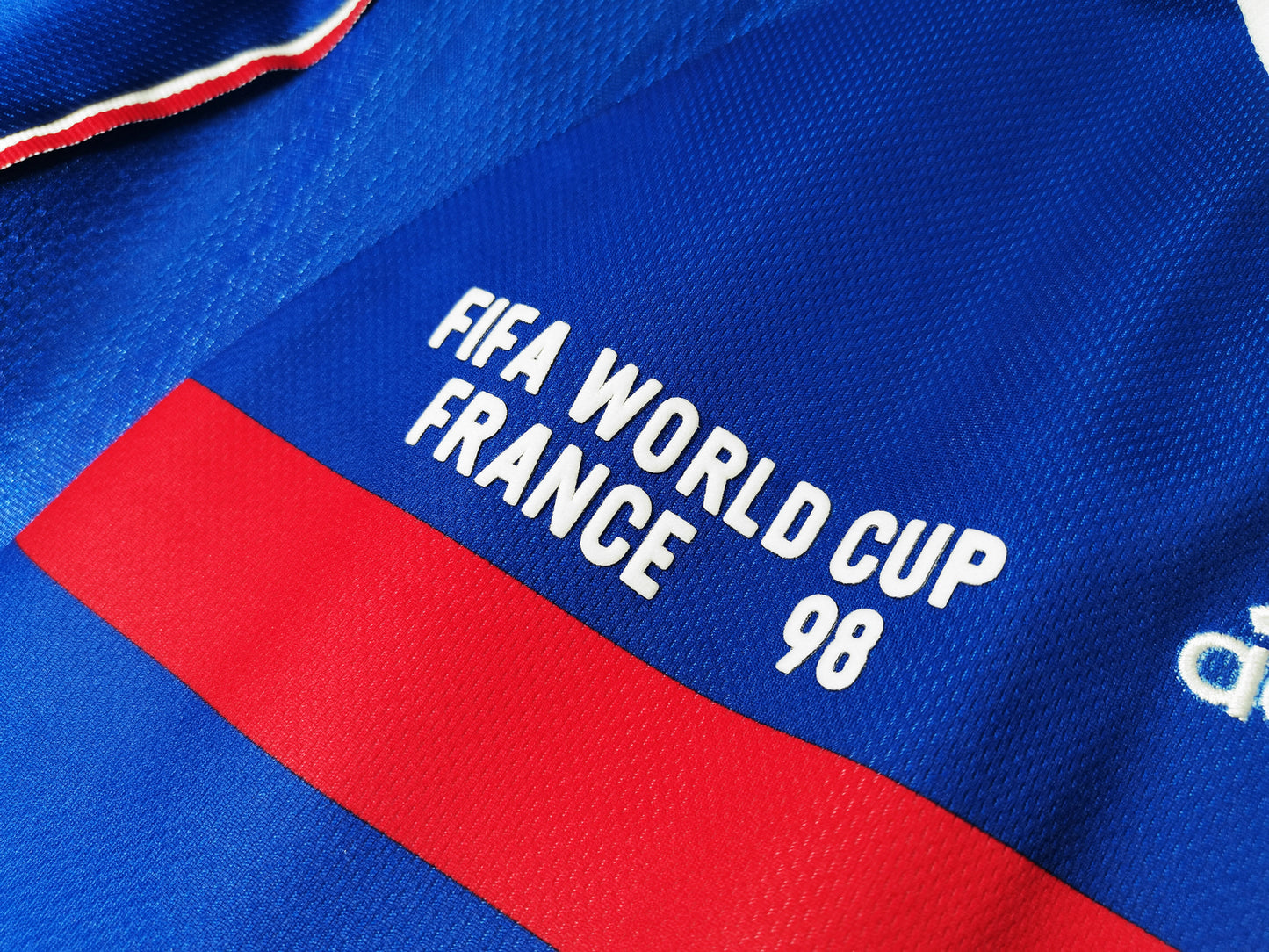 France 1998 Retro Home Shirt // High Quality Classic Replica Retro Shirt // Free Worldwide Shipping!