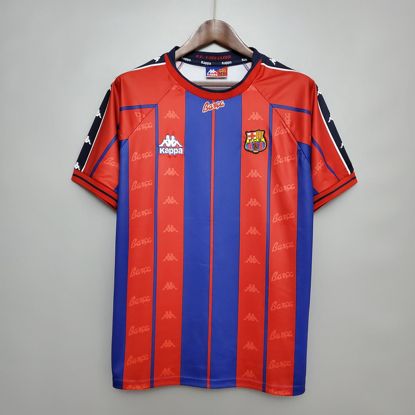 Barcelona 1997-1998 Retro Home Shirt // High Quality Classic Replica Retro Shirt // Free Worldwide Shipping!