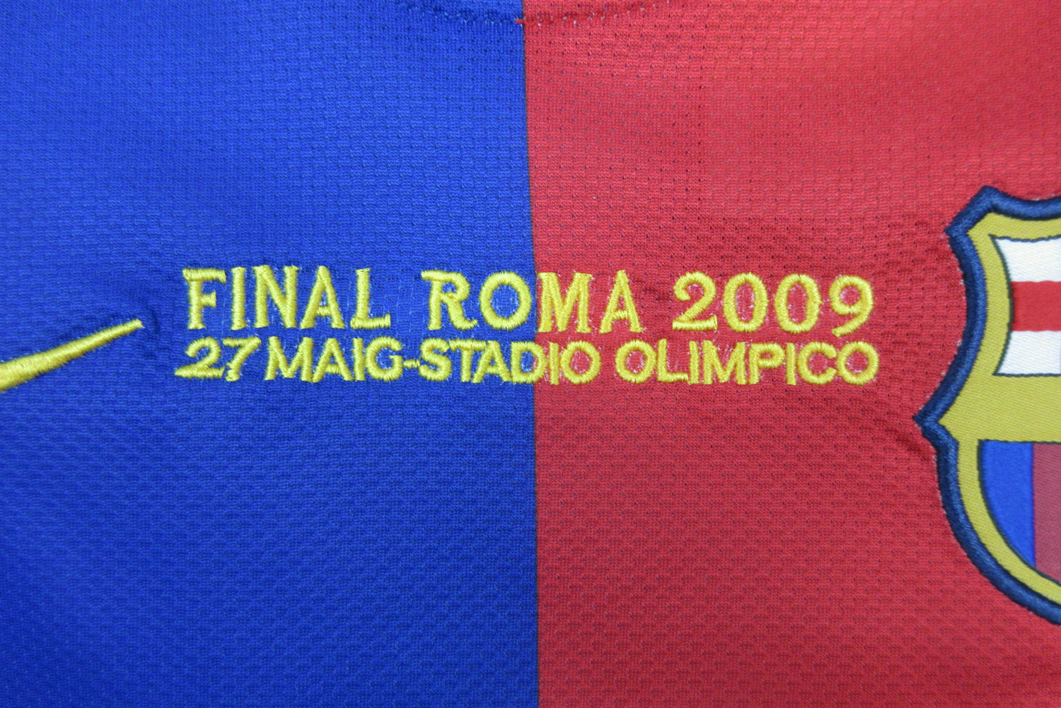 Camiseta FC Barcelona Retro Clásica Final Champions League Roma 2008-2009