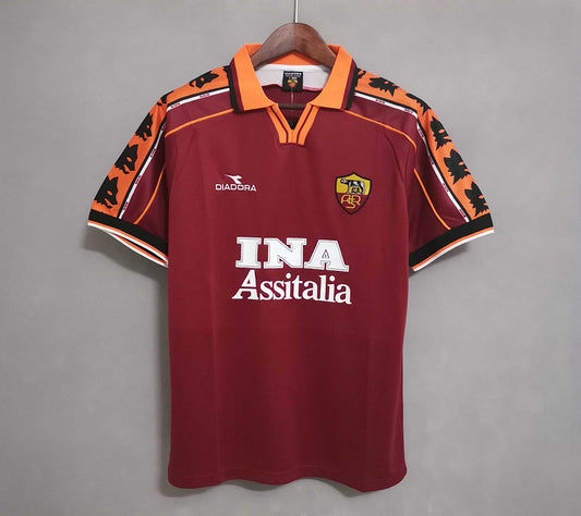 Roma 1998-1999 Retro Home Shirt // High Quality Classic Replica Retro Shirt // Free Worldwide Shipping!