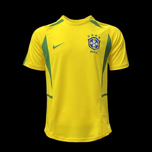 Brazil 2002 Retro Home Shirt // High Quality Classic Replica Retro Shirt // Free Worldwide Shipping!
