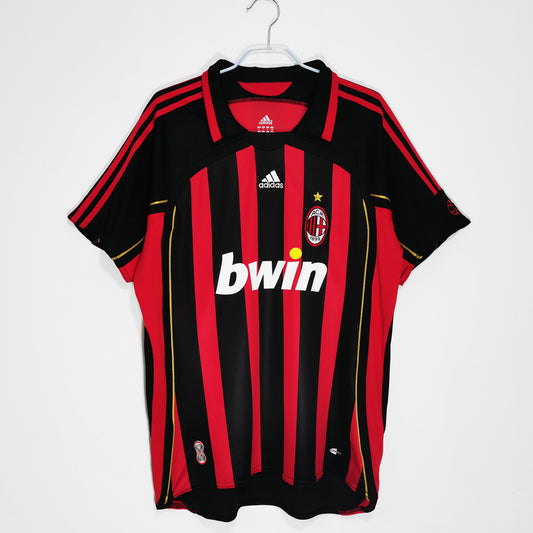 AC Milan 2006-2007 Retro Home Shirt // High Quality Classic Replica Retro Shirt // Free Worldwide Shipping!
