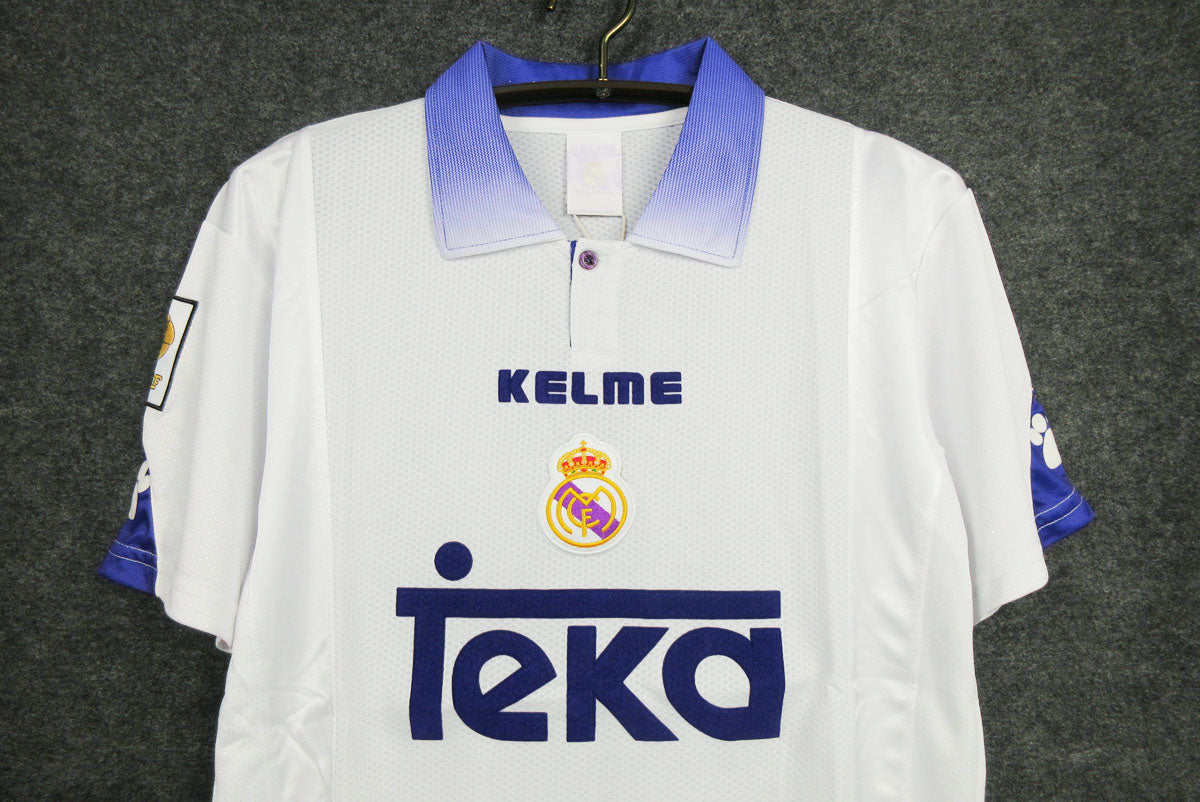 Real Madrid 1997-1998 Home Retro Shirt // High Quality Classic Replica Retro Shirt // Free Worldwide Shipping!